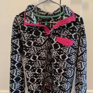 Patagonia women's synchilla black/white fish